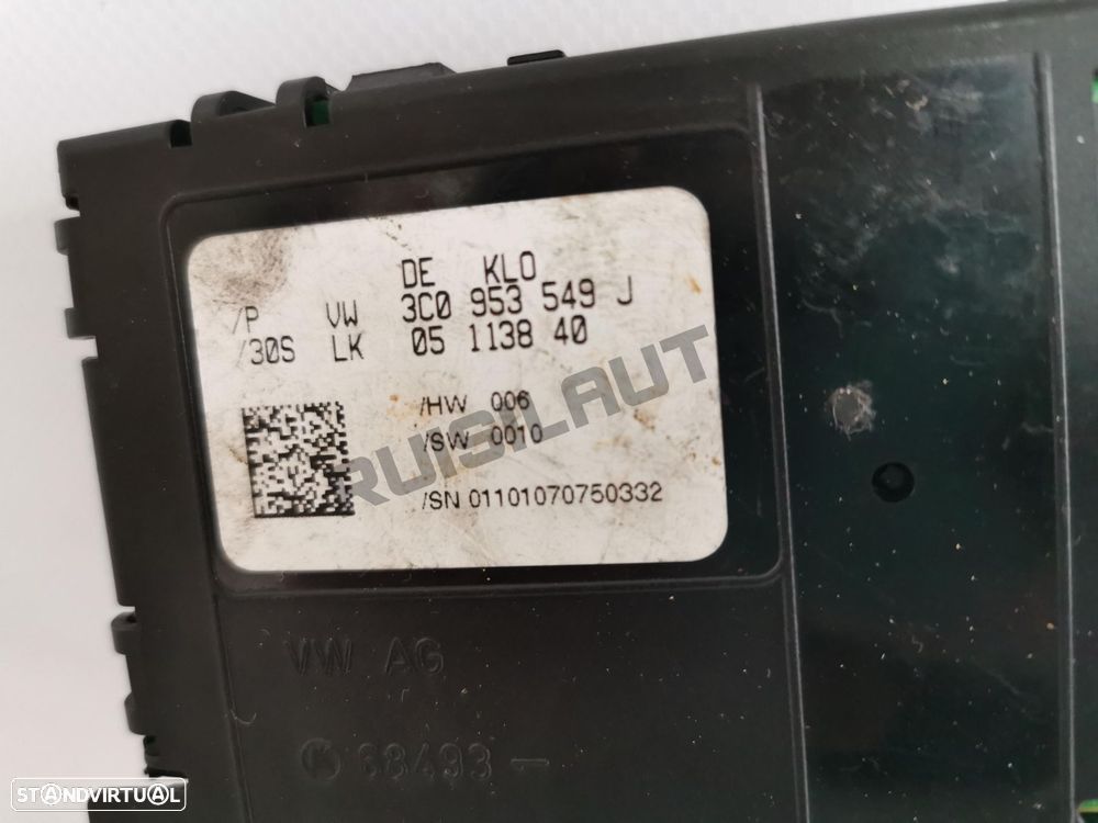 Captor / Sensor De Angulo De Viragem/direcção 3c095_3549j Vw Pa - 2