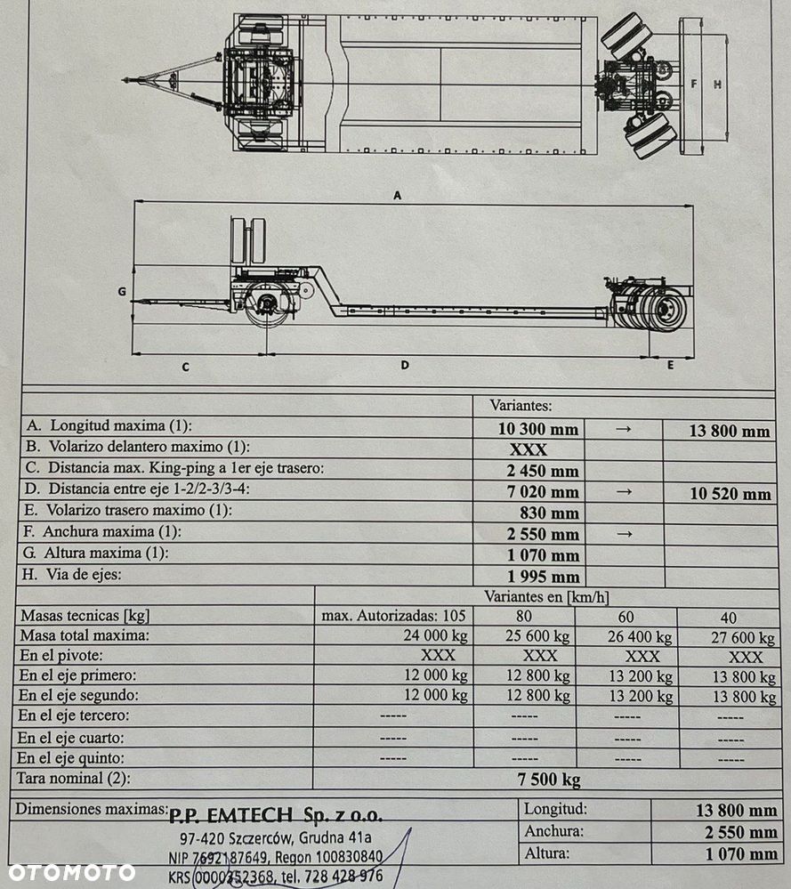 EMTECH PCN 18 PNZ-S Tiefbett  zagłębiana Rozsuwana  UNIKAT JAK NOWA - 12
