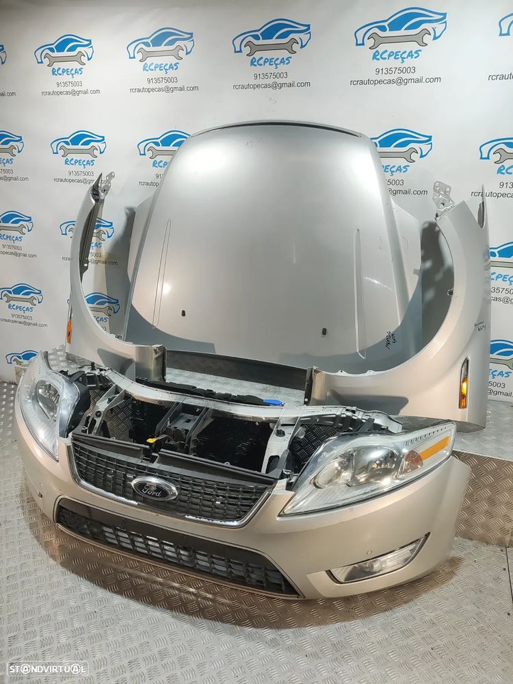 FRENTE COMPLETA FORD MONDEO IV 4 MK4 CAPOT PARACHOQUES SENSORES GUARDA-LAMAS OTICAS RADIADOR VENTILADOR FRENTE FIBRA REFORÇO - 3