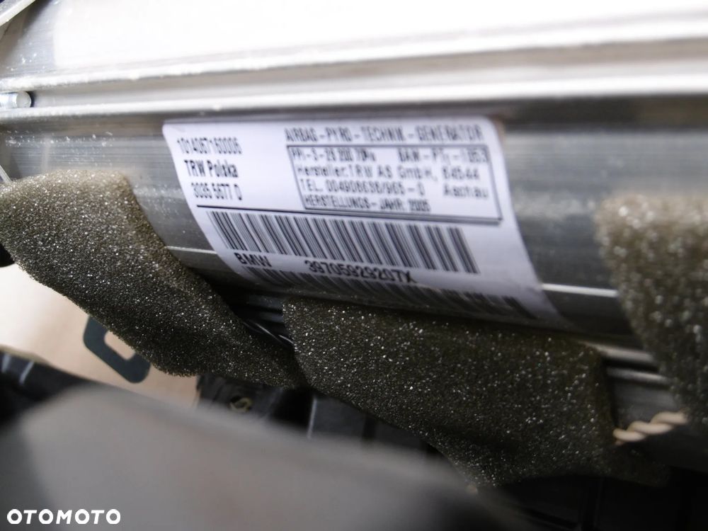 deska rozdzielcza konsola poduszka pasażera bmw e90 e91 e92 e93 9120322 - 11