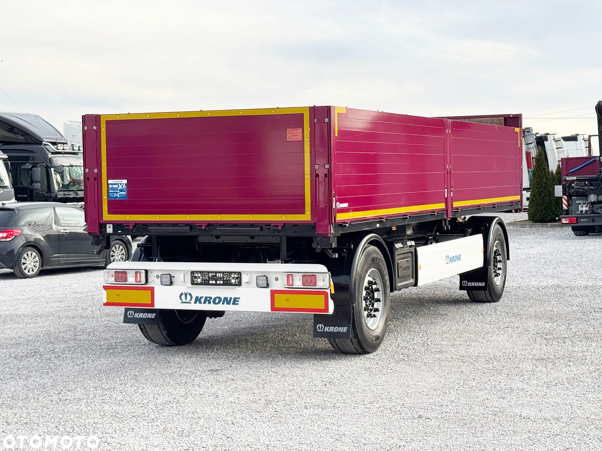 Krone AZ 18K / 14200 KG ŁADOWNOŚCI !!! / Z NIEMIEC / OPONY 90% - 6