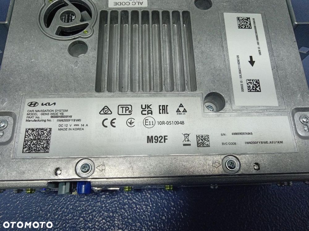 KIA STONIC LIFT 20-25 RADIO I NAWIGACJA 96560H8920 - 5