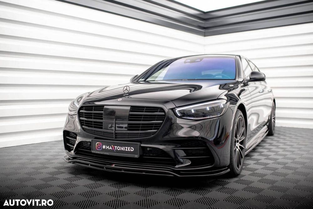 Prelungire Bara Fata compatibila cu Mercedes S Class W223 AMG Line Maxton Design - 3