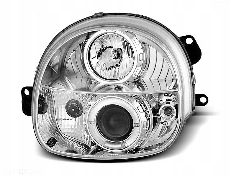 Lampy Reflektory Renault Twingo 1993-98 Ring Chrome - 1