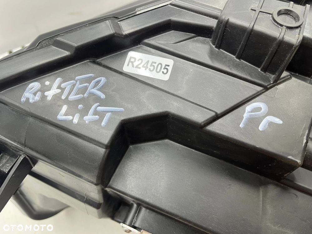 Lampa reflektor Peugeot Rifter LIFT 23r.- PRAWA przednia Full LED Europa prawy przód 9854837280 oryg - 25