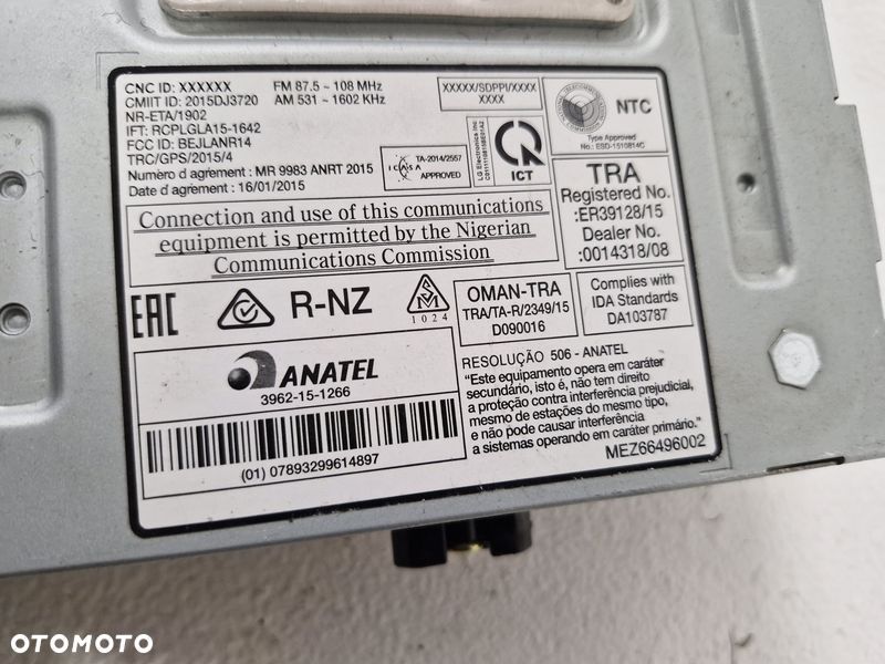 RENAULT SCENIC IV 4 MEGANE IV 4 RADIO NAWIGACJA FABRYCZNE 281158637R - 3