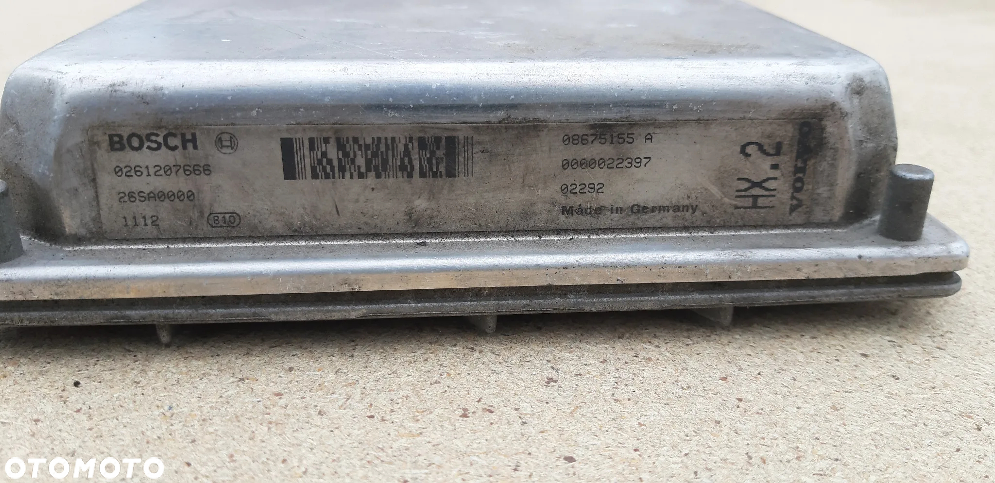 Komputer silnika Volvo S60 2.4 0261207666 - 3