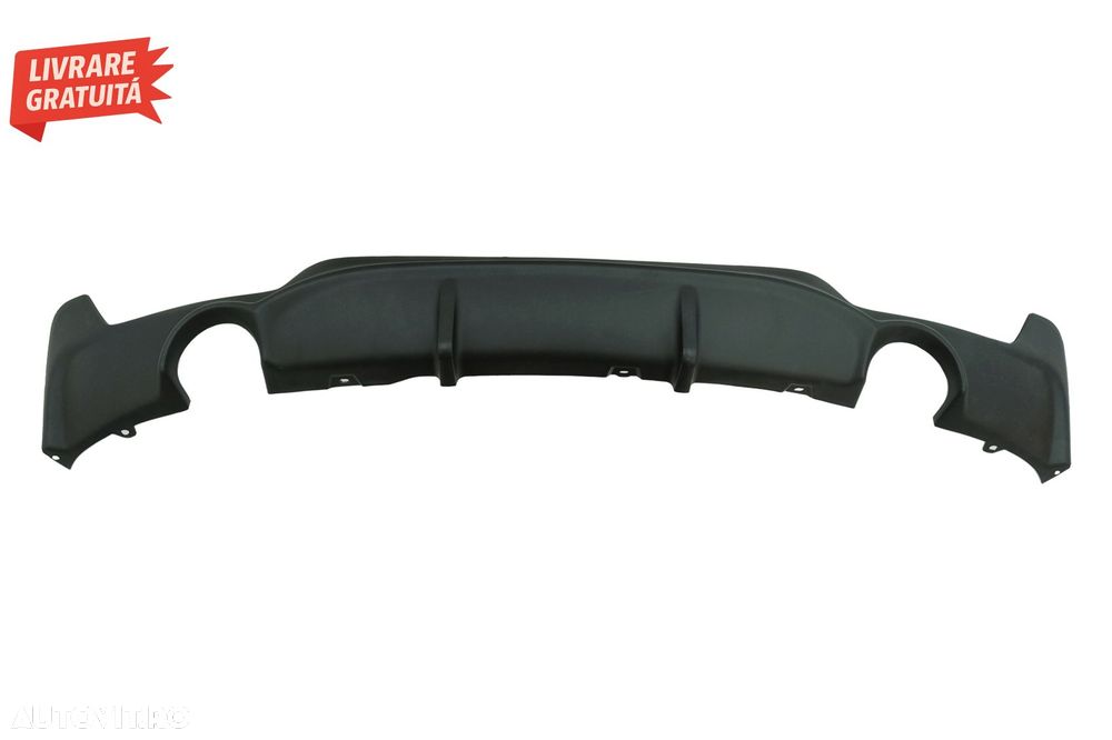 Difuzor Bara Spate Cu Evacuare Dubla BMW Seria 4 F32 F33 F36 M Performance Design - livrare gratuita - 3