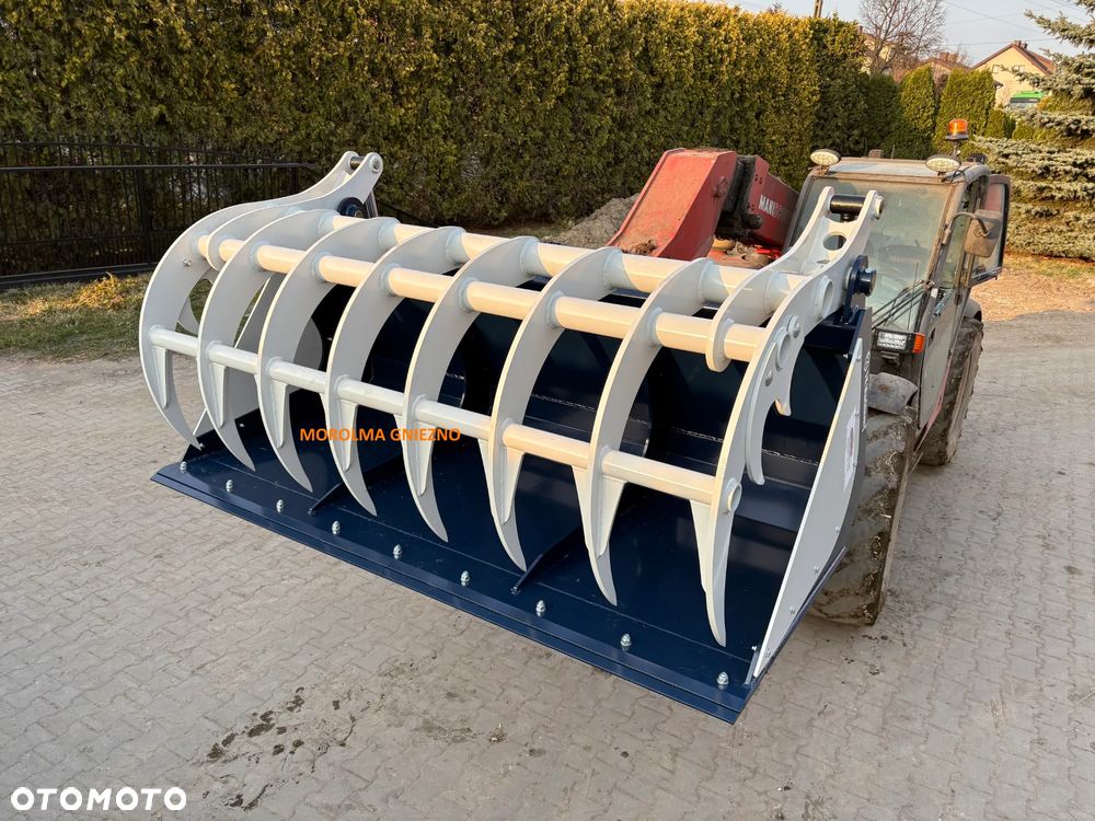 Łyżka z dociskiem łyżkokrokodyl GOLIAT FK MACHINERY 1116kg 1,92m max szczęk łyżkokrokodyl szuflokrokodyl - 6