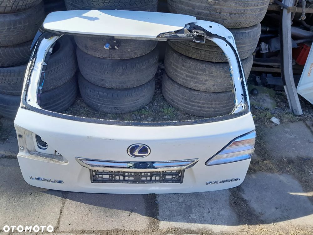 Klapa Bagażnika Lexus RX450H,RX350, 2009-2015R, Biała Perła, kolor 077aR ,077 - 3
