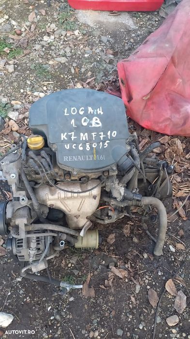 Motor Dacia logan mcv 1.6 benzina an 2007 cod motor k7mf710 - 1