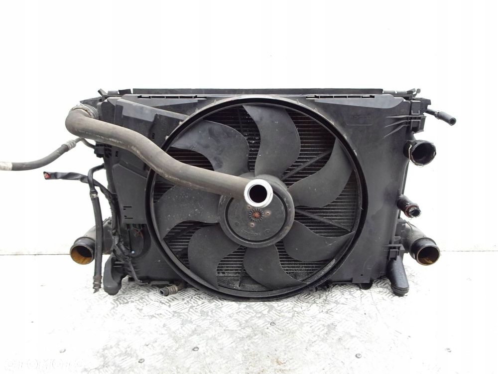 chłodnica wody + wentylator mercedes c-klasa w204 1.8 benzyna - 1