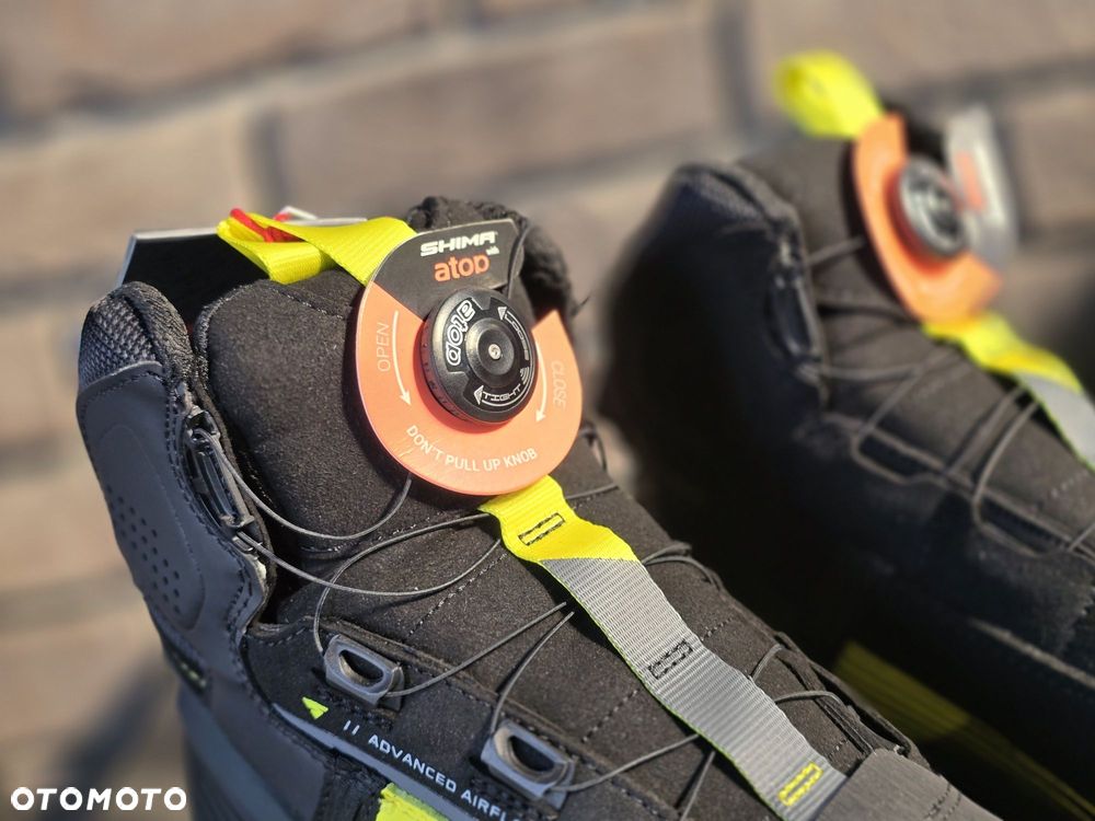 Buty motocyklowe Shima EDGE WP wodoodporne Rozmiar 43 żółte - 3