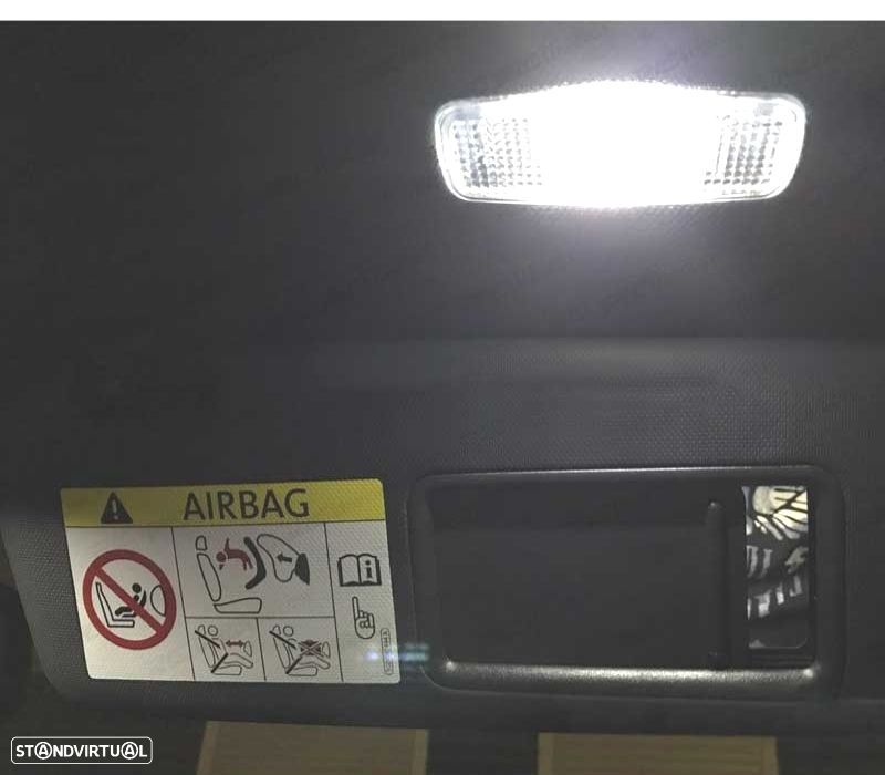 KIT COMPLETO DE 24 LÂMPADAS LED INTERIOR PARA AUDI A5 S5 RS5 SPORTBACK 2009-2015 - 5