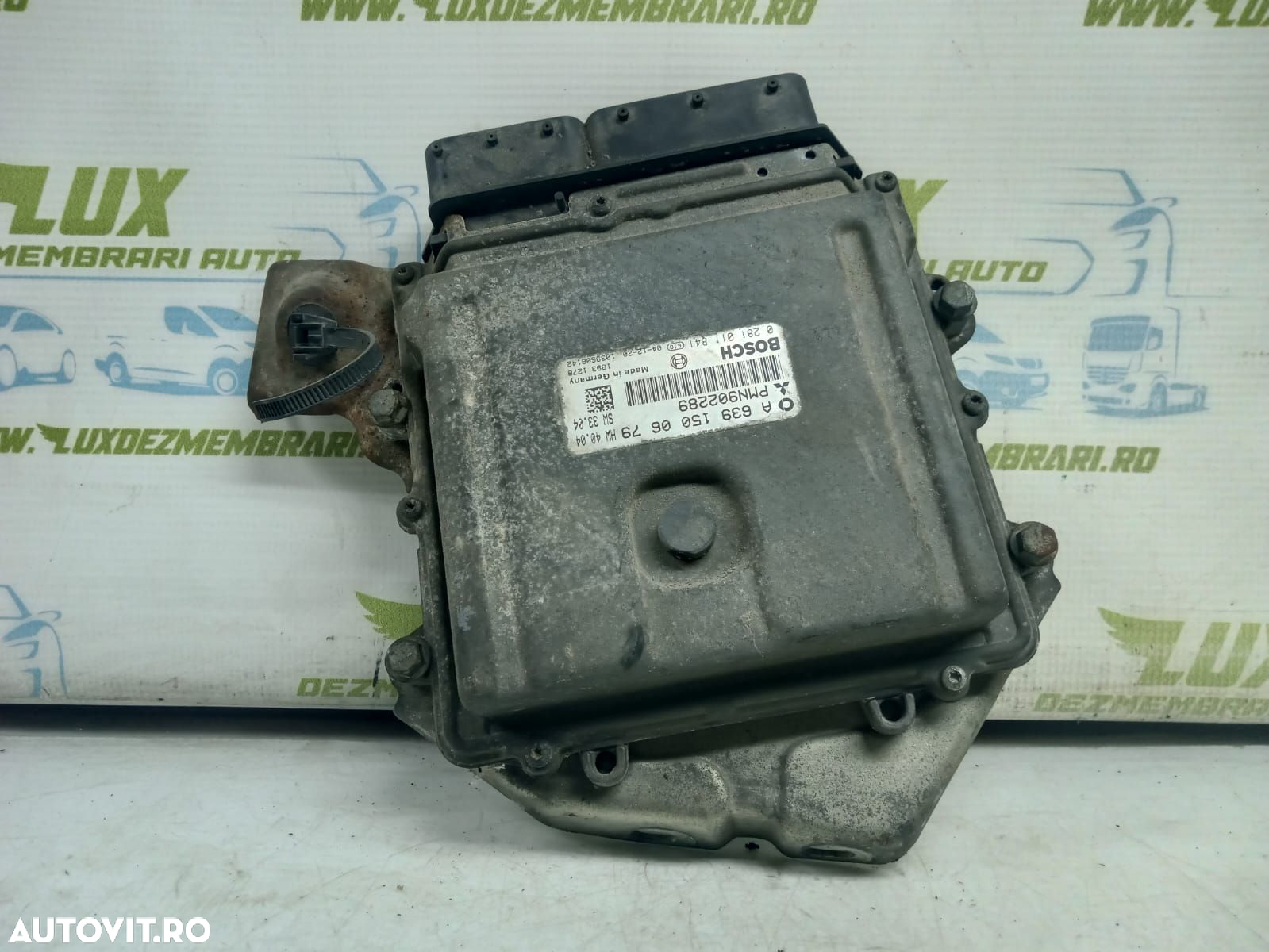 Calculator motor A6391500679 1.5 benzina Smart Forfour 1 [2004 - 2006 - 3