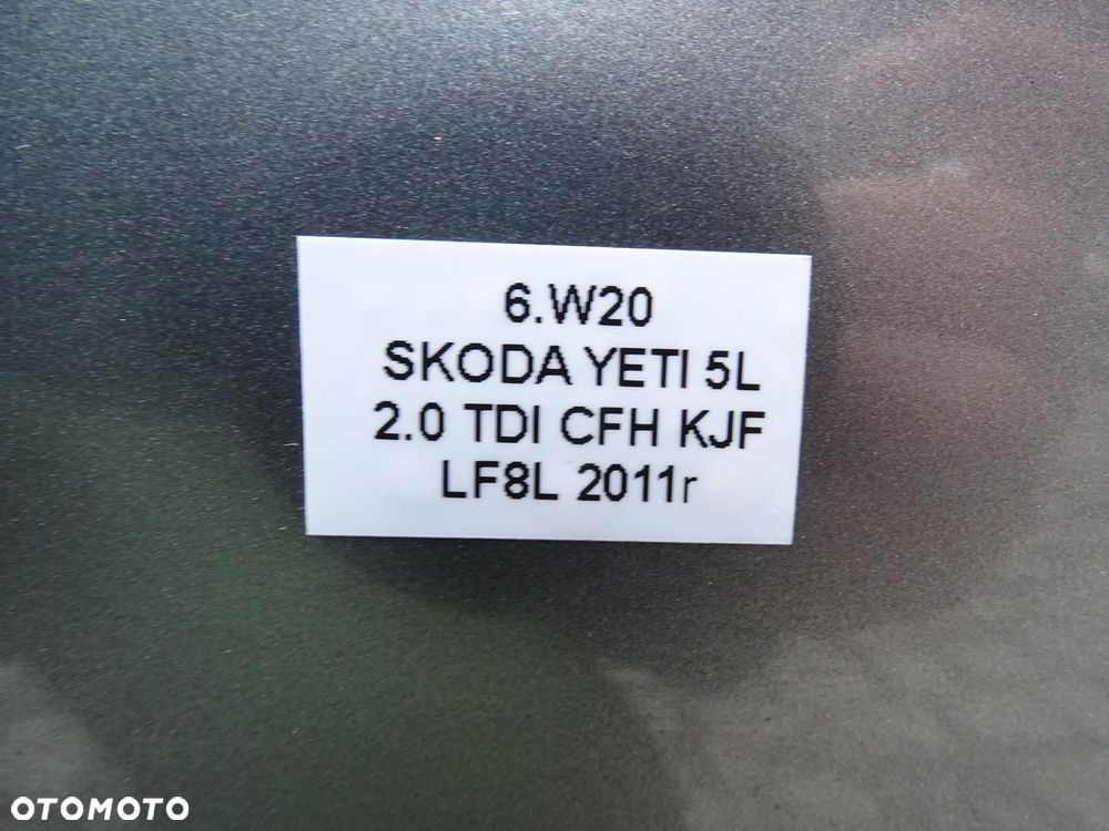 KLAPA TYŁ TYLNA BAGAŻNIKA + SZYBA LF8L SKODA YETI I 09-13r - 15