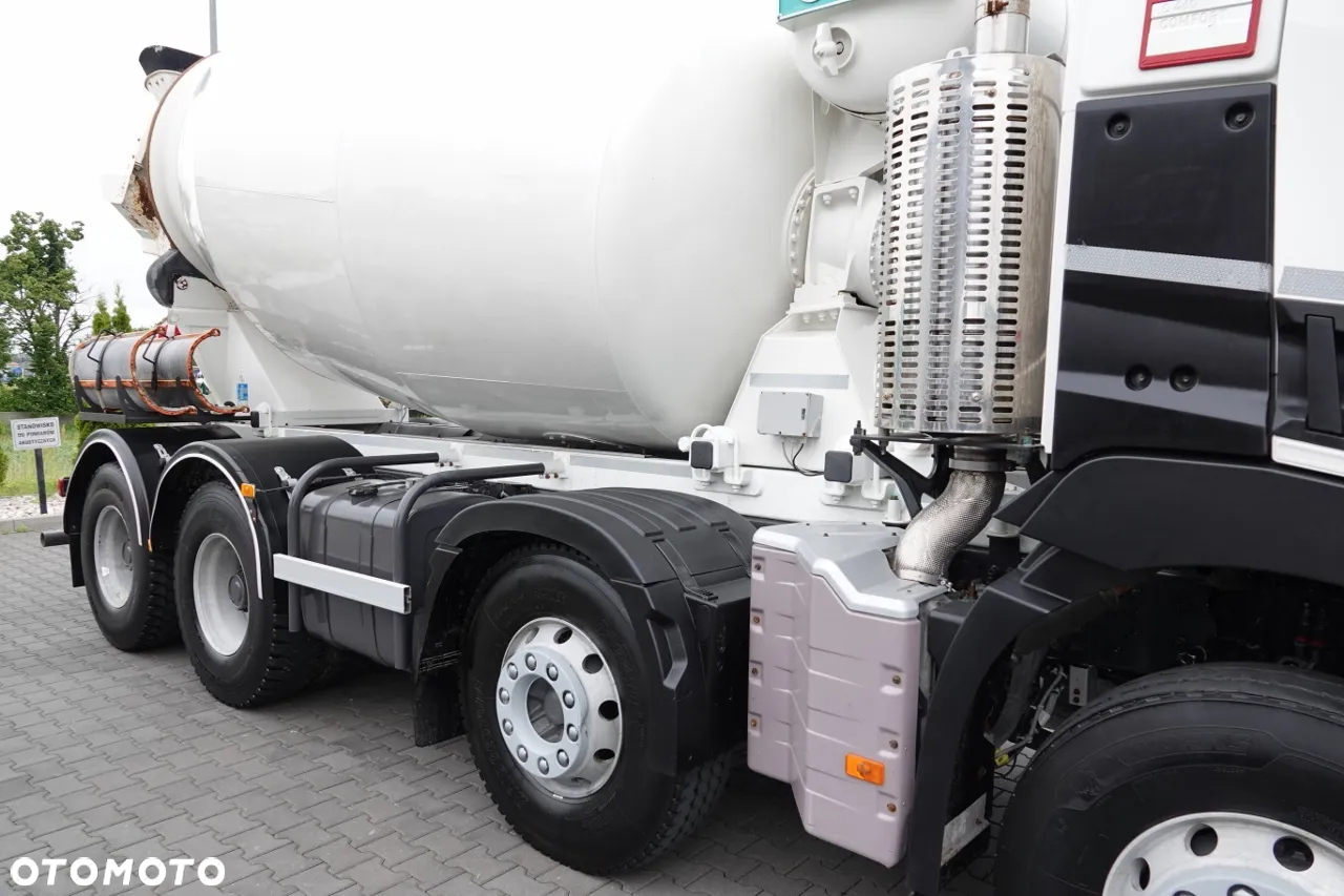 Renault T 460 / 8X4 / BETONOMIESZARKA / GRUSZKA 9M3 / IMER / ALUFELGI / EURO 6 - 13