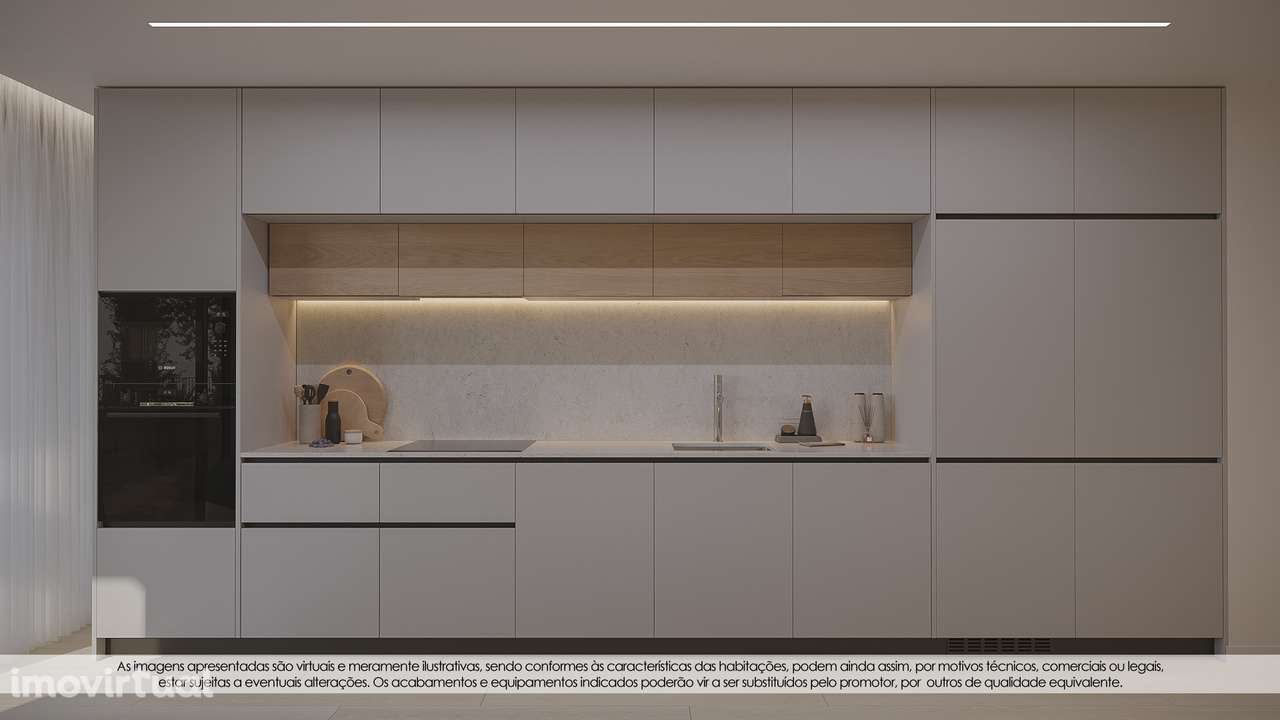 Apartamento T1+1 Novo com Varanda e Garagem - Grande imagem: 2/18