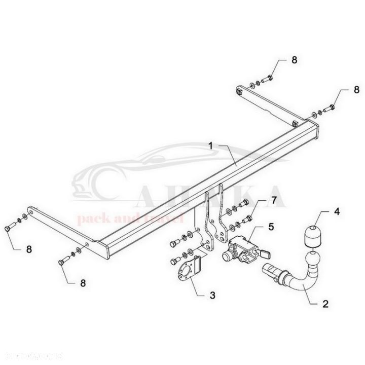 Hak Holowniczy Automat Do Mazda 2 Hatchback 2007-2015 - 3