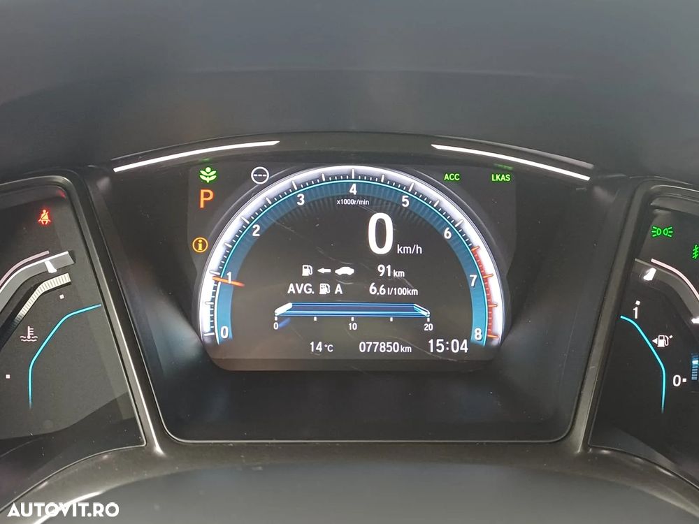 Honda Civic 1.5 VTEC Turbo CVT Prestige - 14