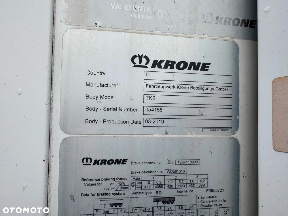 Krone Multitemp. Doppelstock, Wys. 2,70m, Thermo King SLXi Spectrum - 37