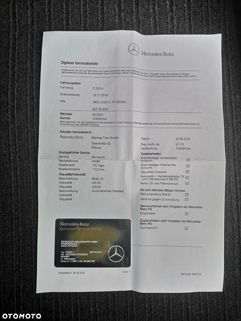 Mercedes-Benz Klasa C 200 d T 9G-TRONIC - 8