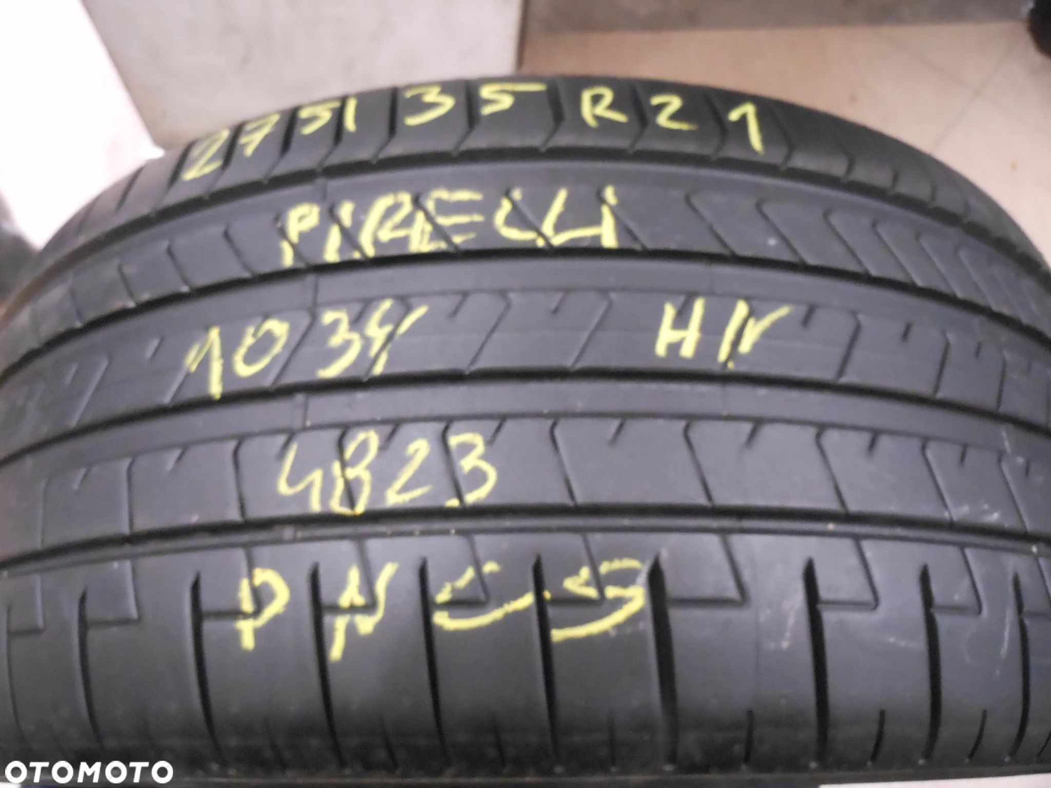 Opona pojedyńcza 275/35r21 pirelli p zero tm pncs HN 7,4mm lato - 1