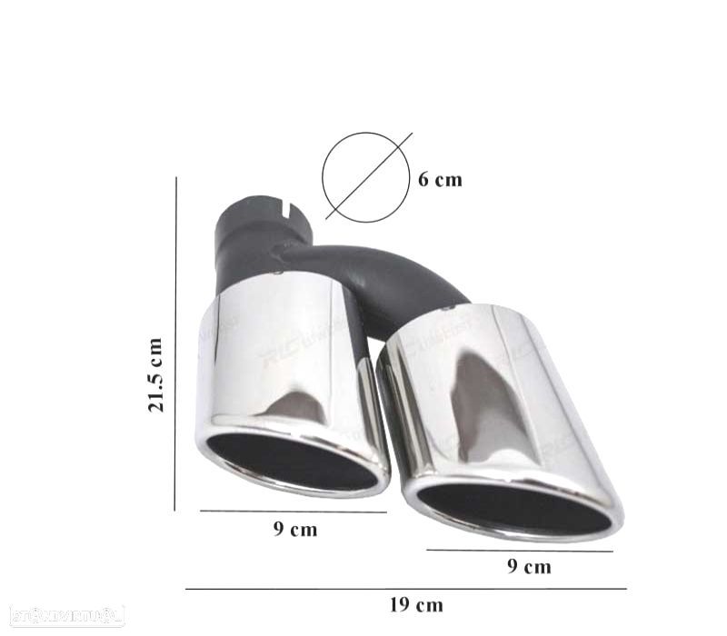 DIFUSOR AUDI A6 4G 10- LOOK S6 + PONTEIRAS DE ESCAPE - 7