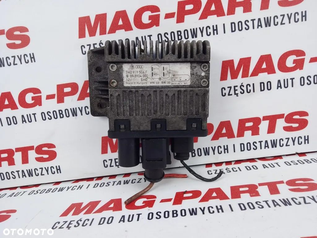 Sterownik Moduł Wentylatora Chłodnicy Vw Transporter T5 1.9 TDI 7H0919506F - 1