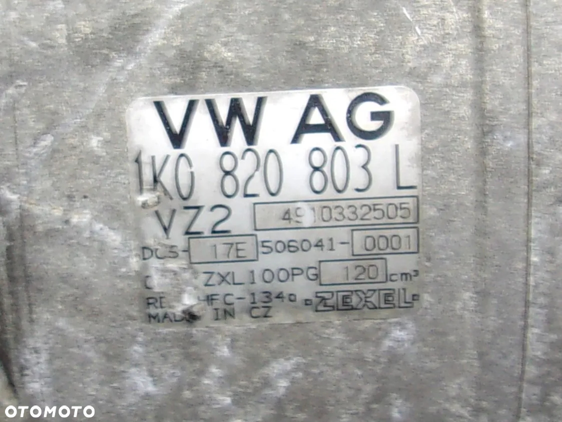 Audi Seat Skoda VW sprężarka kompresor klimatyzacji 1K0820803L - 6