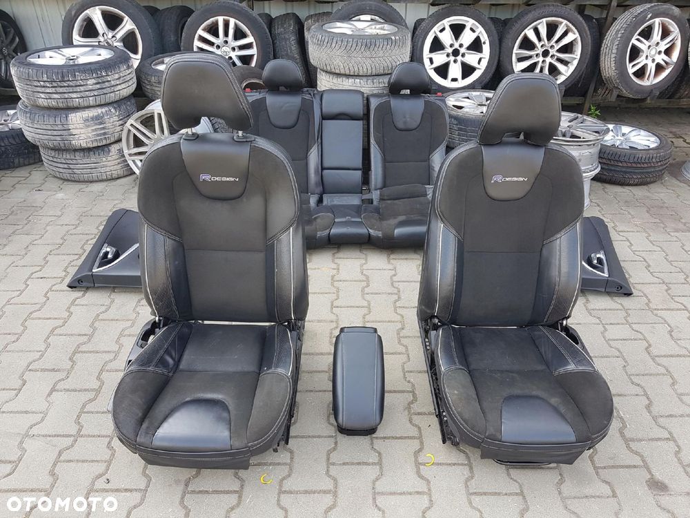 VOLVO V40 2 II 12r- R-DESIGN FOTELE SKÓRZANE KANAPA - 1