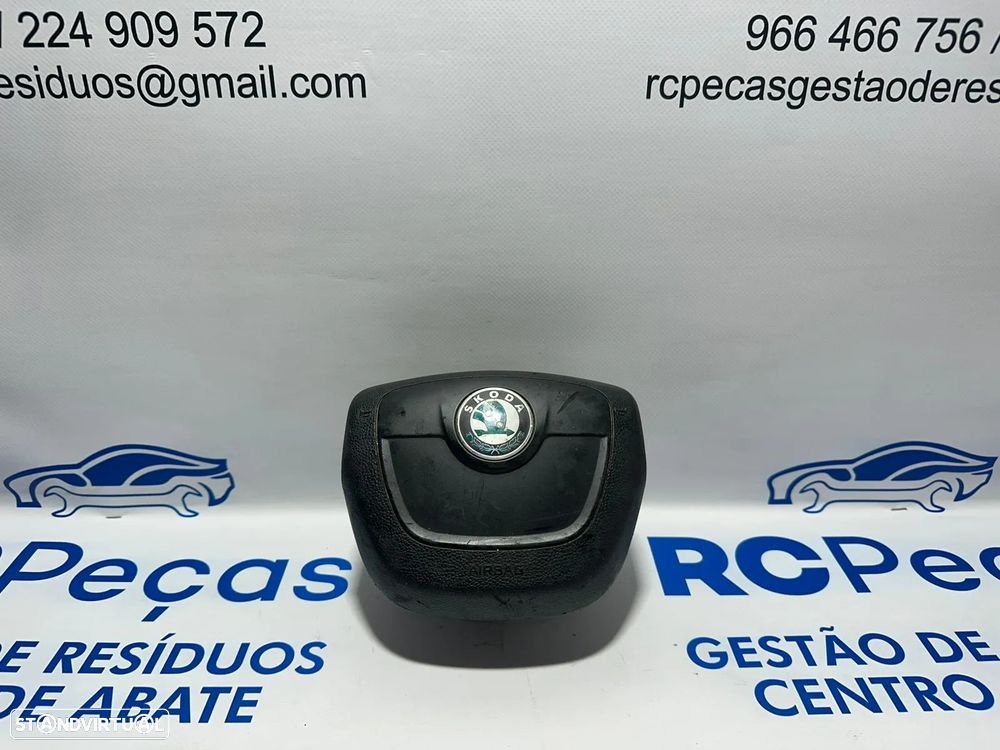 .Airbag Volante Condutor Original Skoda Fabia MK2 5J Roomster 5J7 Yeti 5L 5J0880201H 2006 - 2017 - 2