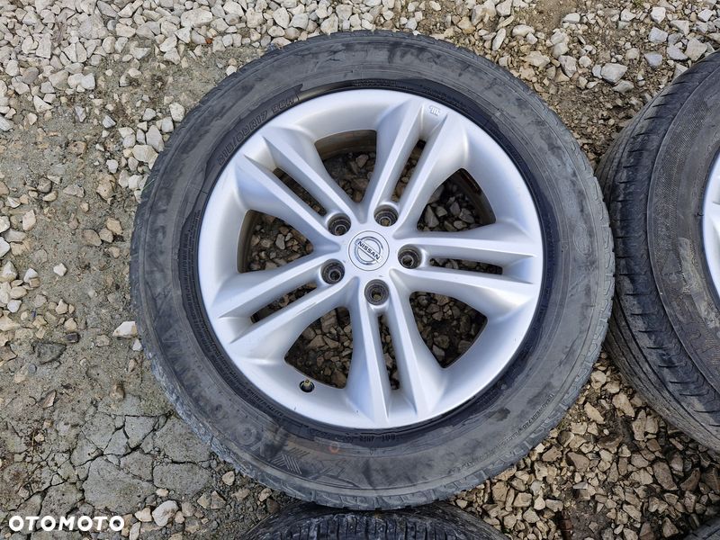 nissan qashqai ii j11 felgi aluminiowe alufelgi 17" cali 5x114.3 7j et47 n457017 - 5