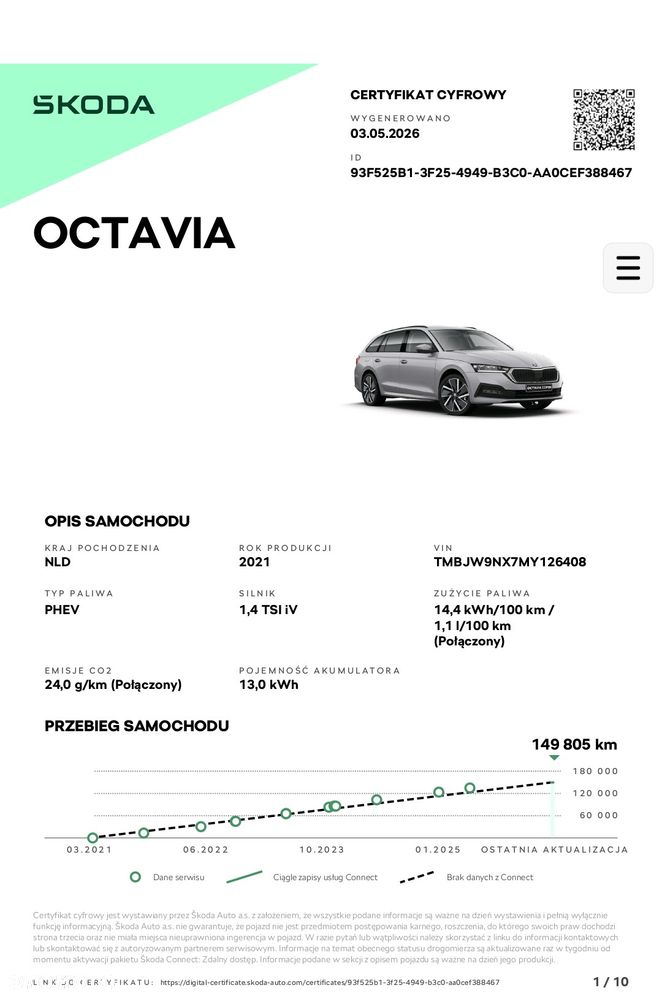 Skoda Octavia 1.4 TSI Plug-In Hybrid Sportline DSG - 34