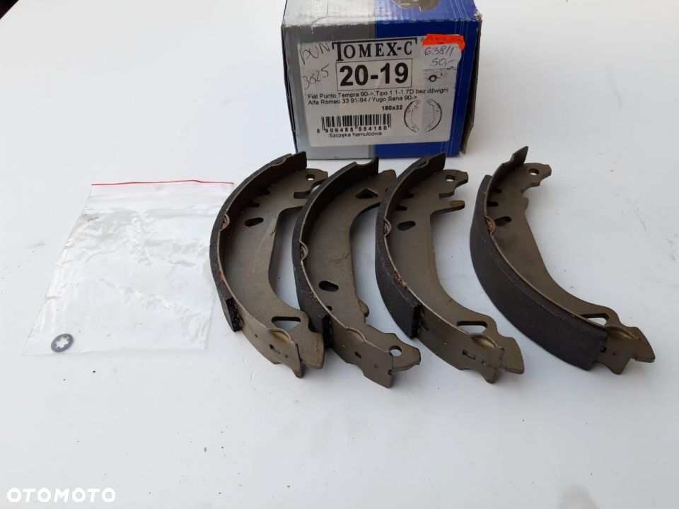 SZCZĘKI HAM. 180X30 PUNTO TEMPRA TIPO UNO LANCIA  DEDRA DELTA   Y  Y10 bez dźwigni  20-19  5888433 5890500 71738376 77362317 77362425 - 1