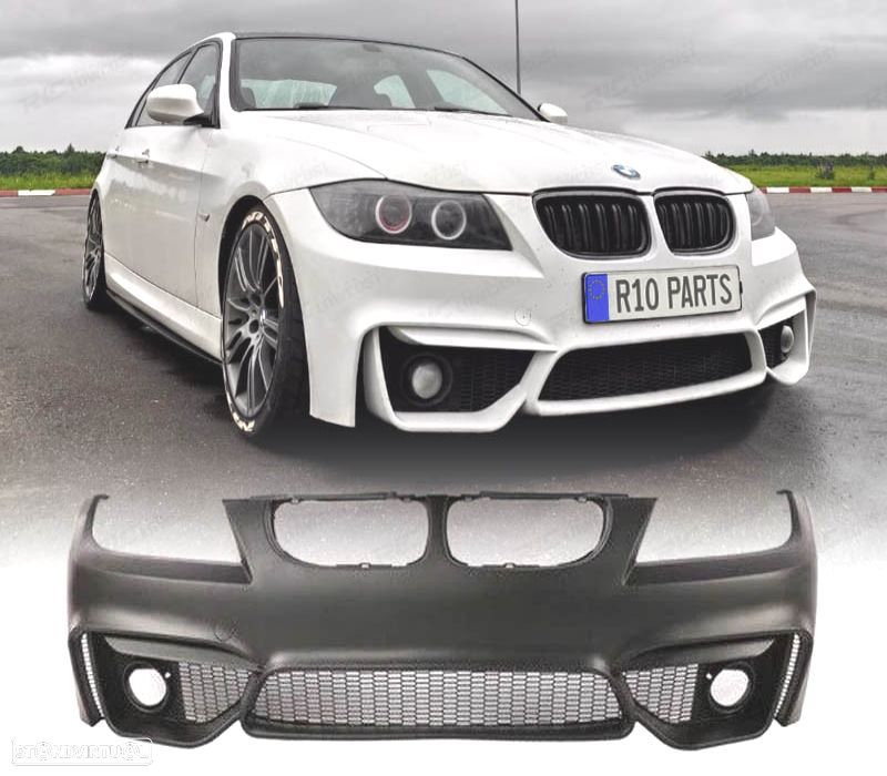 PARA-CHOQUES BMW E90 E91 05-08 LOOK M4 GRELHAS NEVOEIRO - 1