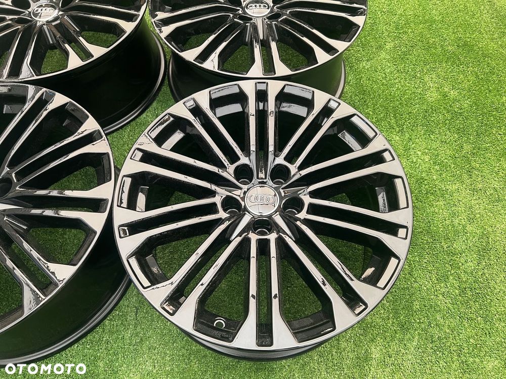 KOMPLET FELG FELGI ALU AUDI 8W0 A4 A5 A6 Q3 18 5X112 ET31 ORYGINALNE - 8
