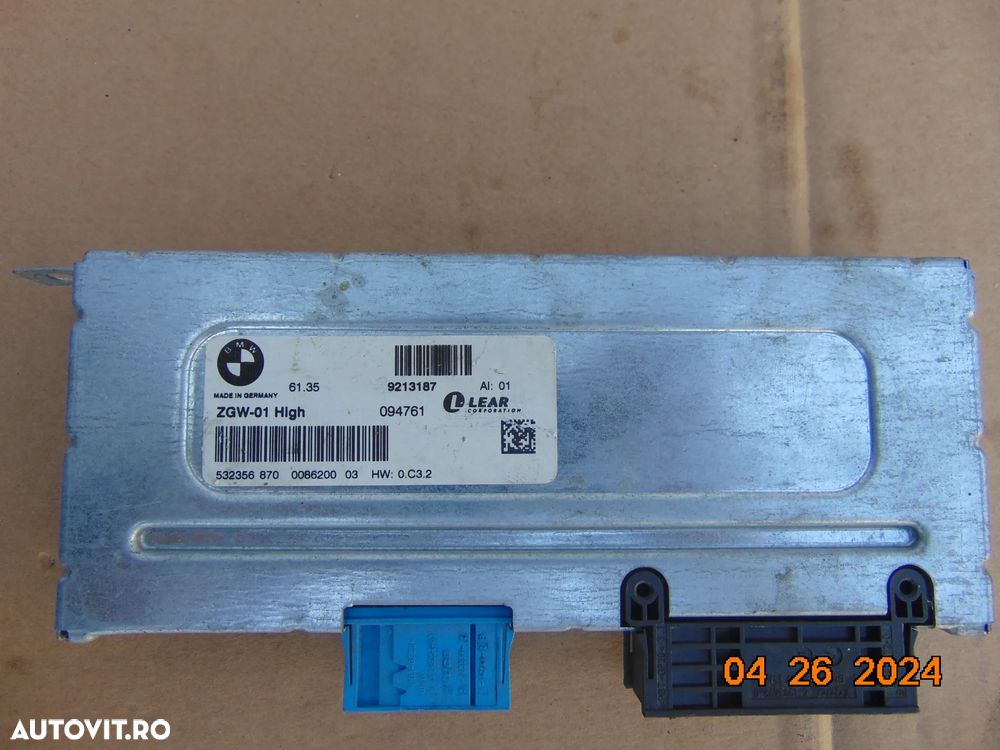 Modul central gateway BMW F07 seria 5 gt f10 f11 f30 f20 f01 cod - 2
