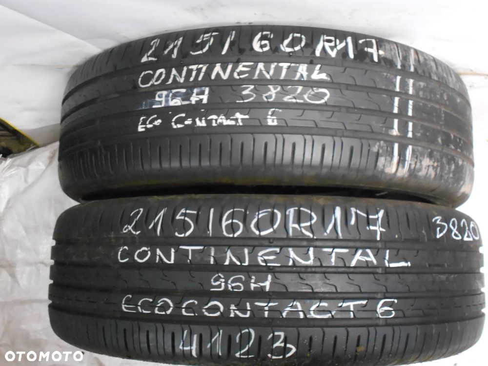 OPONY 215/60R17 CONTINENTAL ECO CONTACT 6 DOT 4123 / 3820 6.4MM - 1