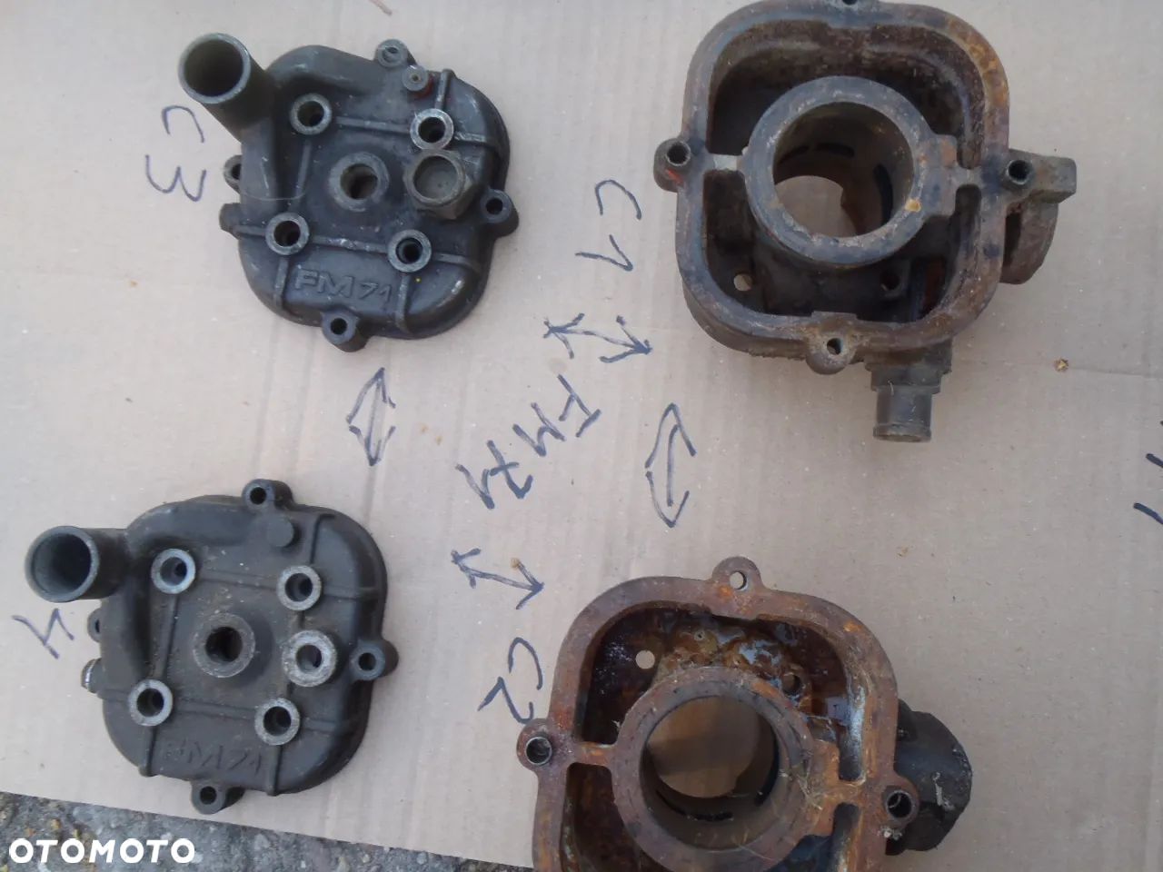 silnik motor cylinder rozrusznik prądnica MORINI FM50  fm 50 ligier ambra nova microcar aixam - 1
