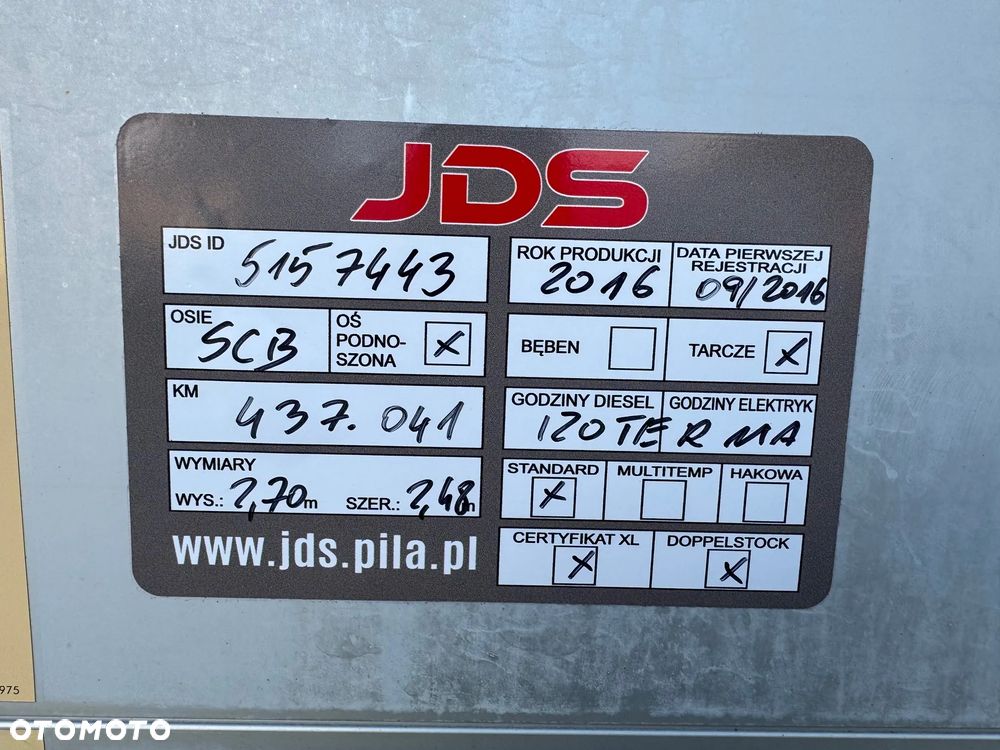 Schmitz Cargobull Izoterma , Doppelstock, oś podnoszona, 437.000 km!! - 30