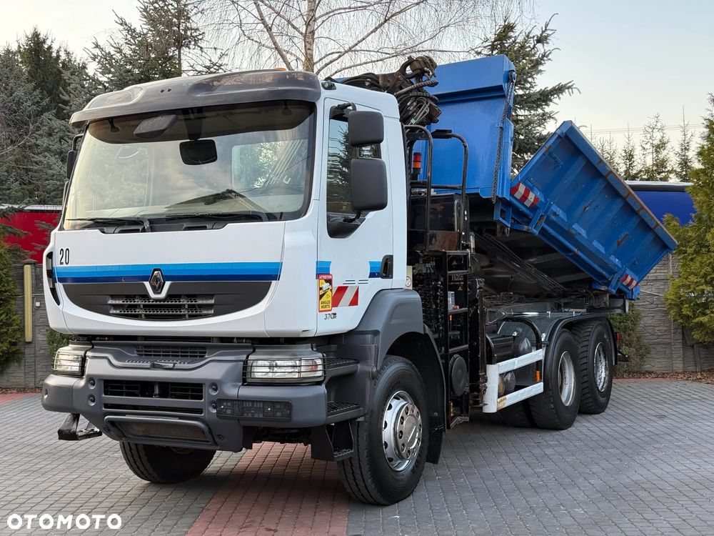 Renault KERAX=370DXi=6X4=WYWROTKA+HDS=TEREX