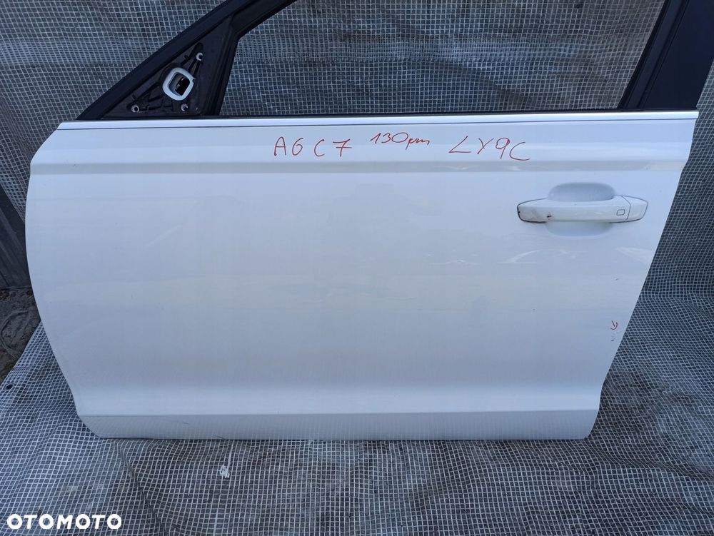 AUDI A6 C7 4G0 DRZWI LEWE PRZEDNIE PRZÓD LY9C KOMPLETNE W KOLOR 130 MIKRON - 2