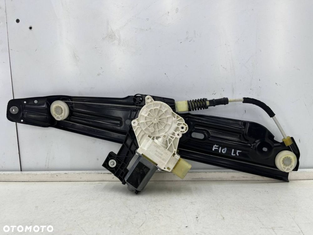 Podnośnik szyb BMW 5 F10 sedan F11 kombi 10-17r. LEWY tylny mechanizm silniczek lewy tył 6 pin - 1