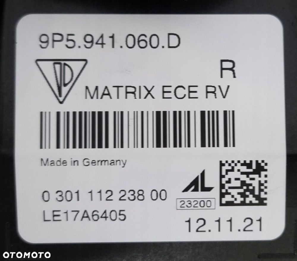 porsche 911 992 lampa matrix led lampa prawa 9p5941060d - 13