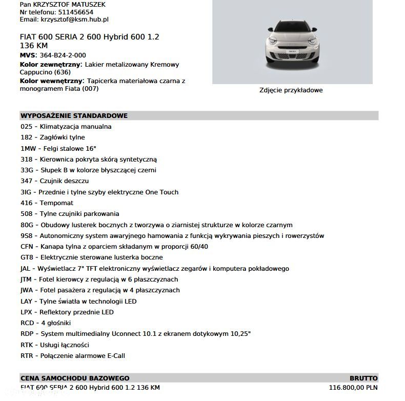 Fiat 600 1.2 Turbo Icon eDCT - 18