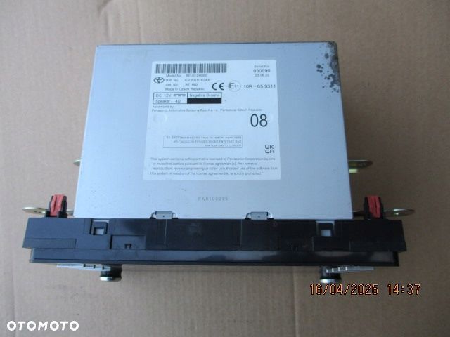 wyświetlacz nawigacja radio toyota aygo x 86140-0h080 - 4