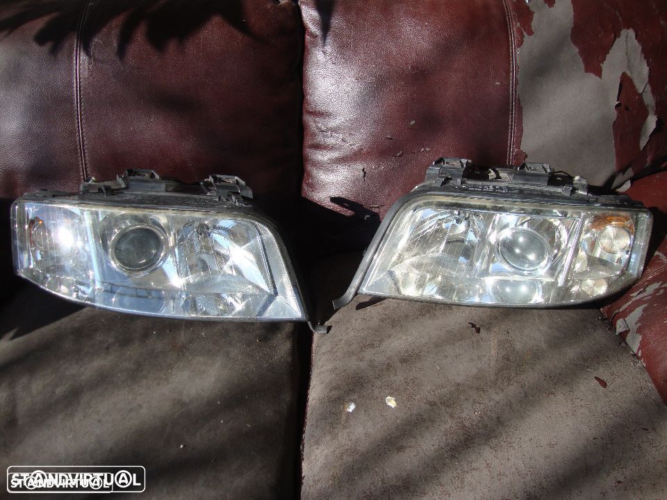 farois de halogenio Audi A6 4C completos e originais - 1