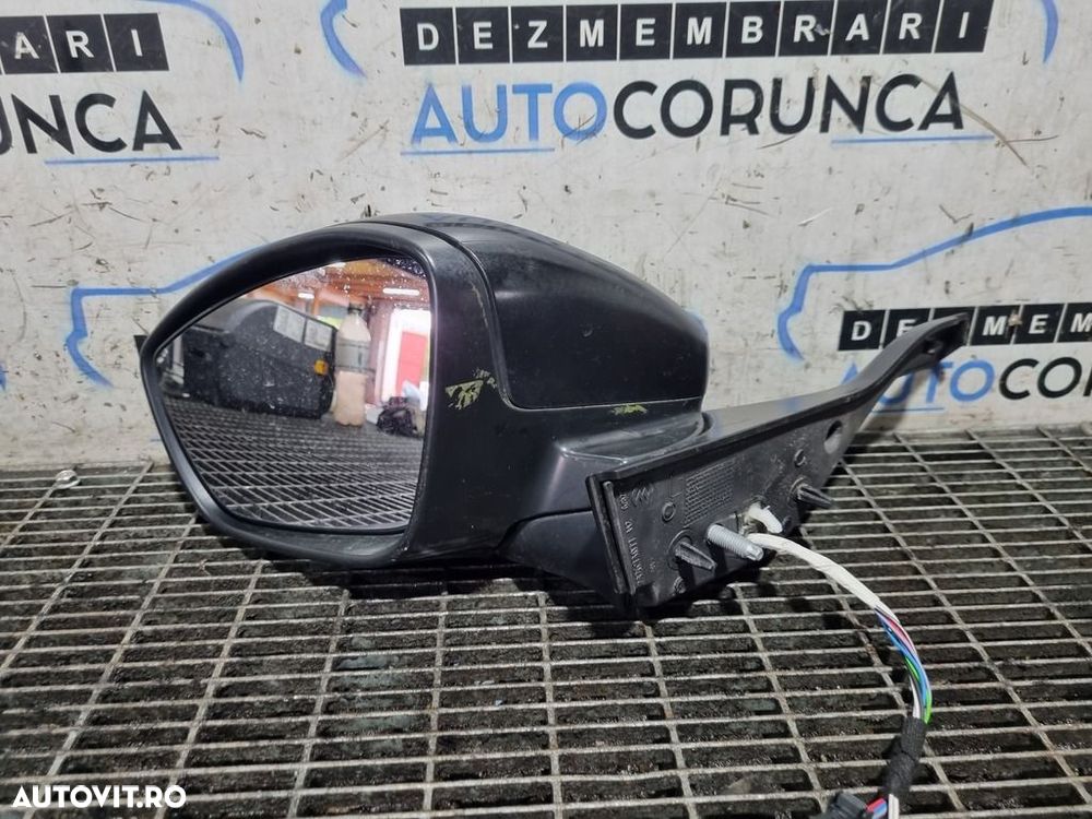 Oglinda stanga Peugeot 2008 Facelift 2016 - 2019 4 Usi Perla Nera Schwarz KTV (1299) ... - 3