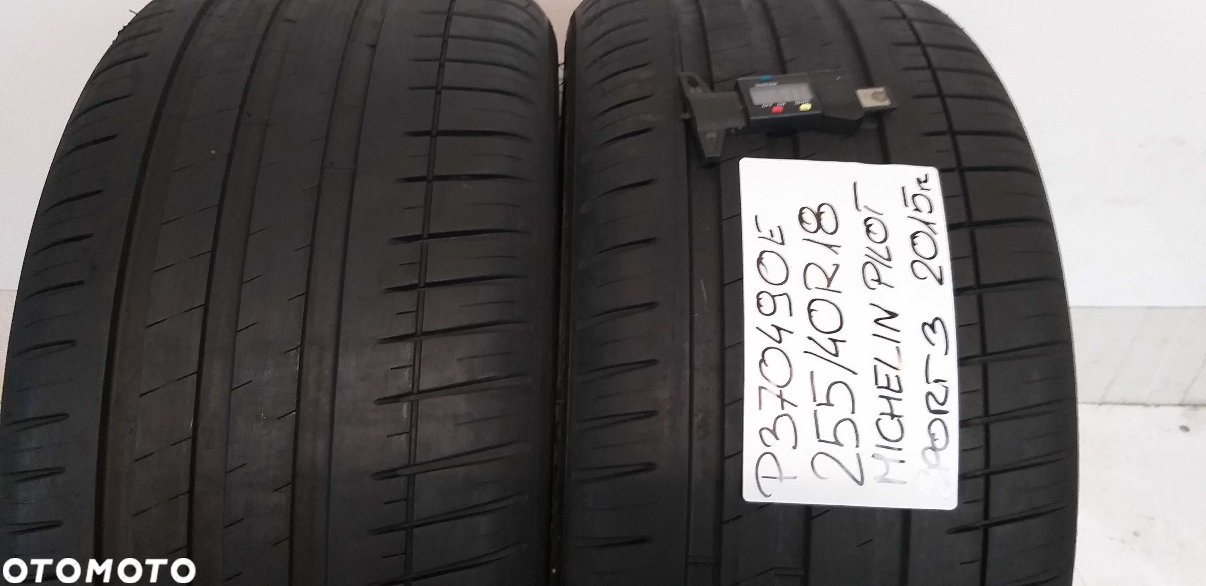 P370490E Para 255/40R18 Michelin Pilot Sport3 2015rok - 1